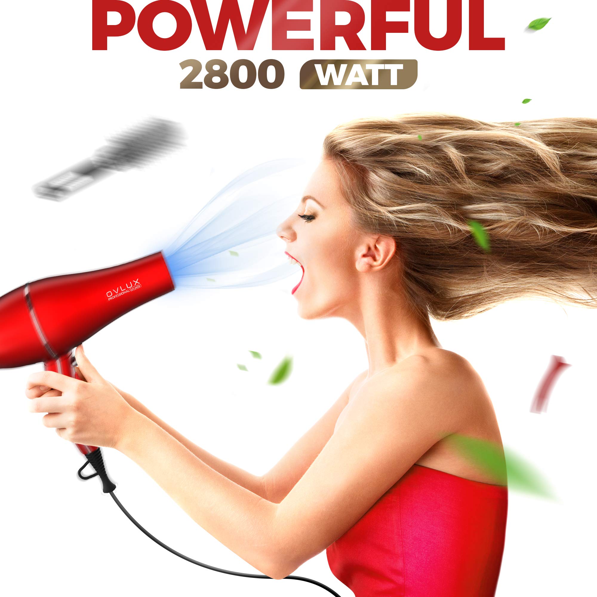 Hair Dryer - Salon Professional Ionic Blow Dryer